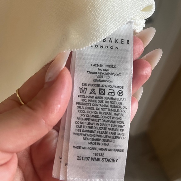 Ted Baker Staciey scolloped edge top - Picture 6 of 6